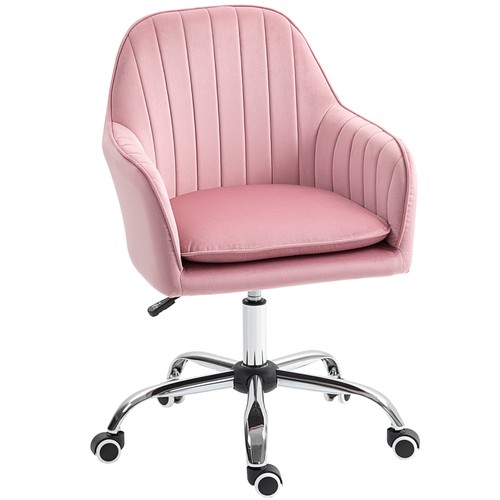 Velvet feel tub office - office, chair