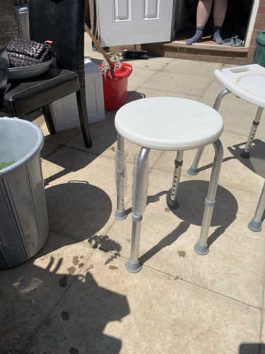 Adjustable shower chair - adjustable,